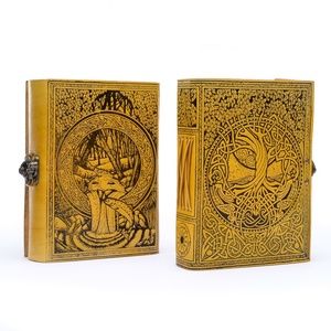 Celtic Tree of Life Journal Goldenrod yellow 5x7